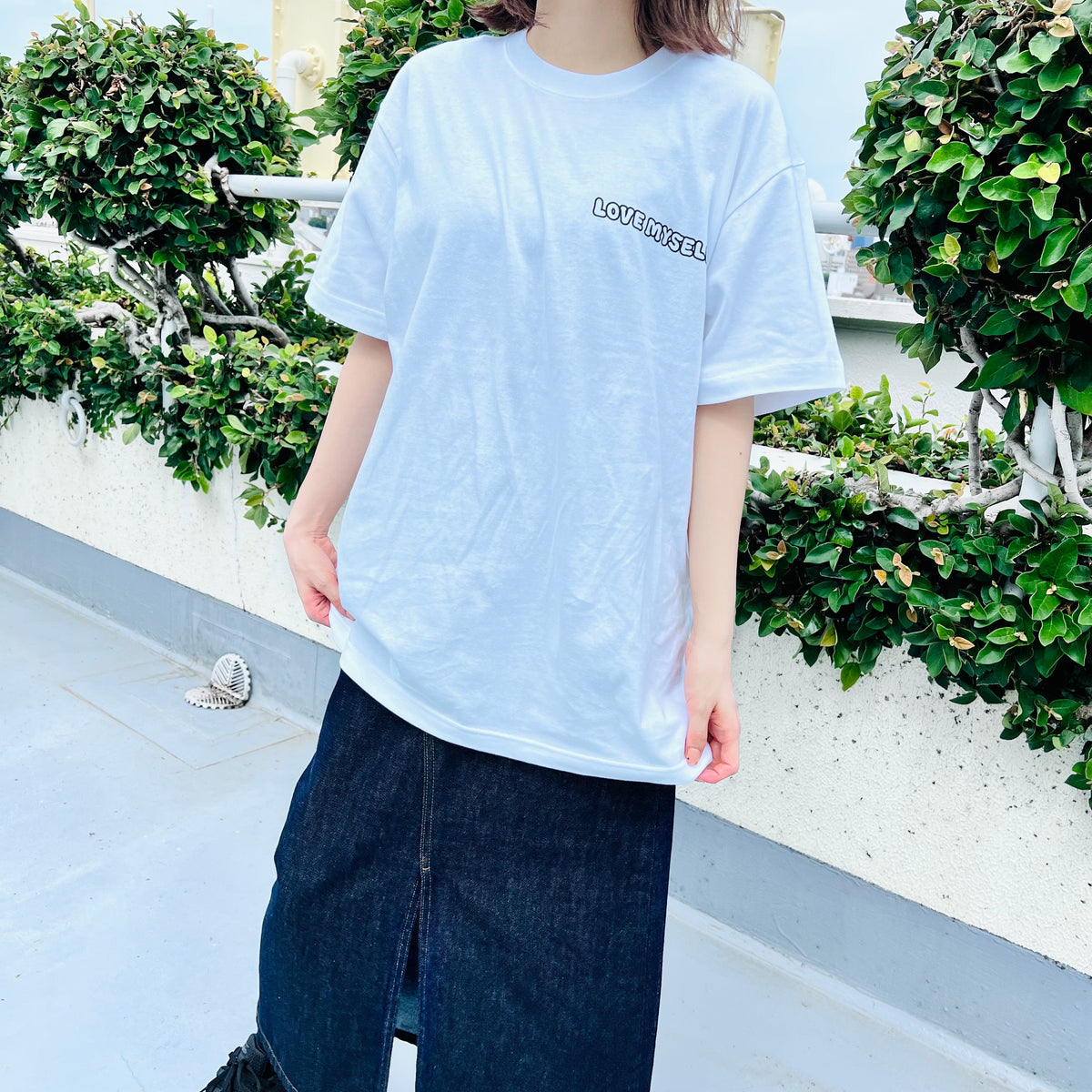 【あさみみちゃん】LOVE MYSELF♡プリントTシャツ(ASAMIMI BASIC 2024 JULY)