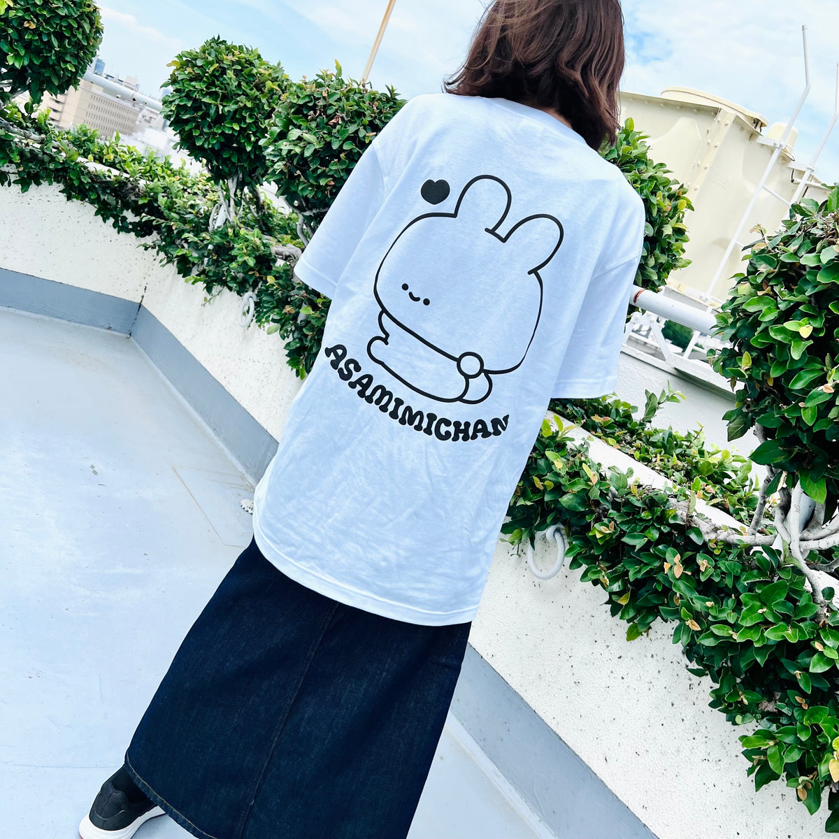 【あさみみちゃん】LOVE MYSELF♡プリントTシャツ(ASAMIMI BASIC 2024 JULY)