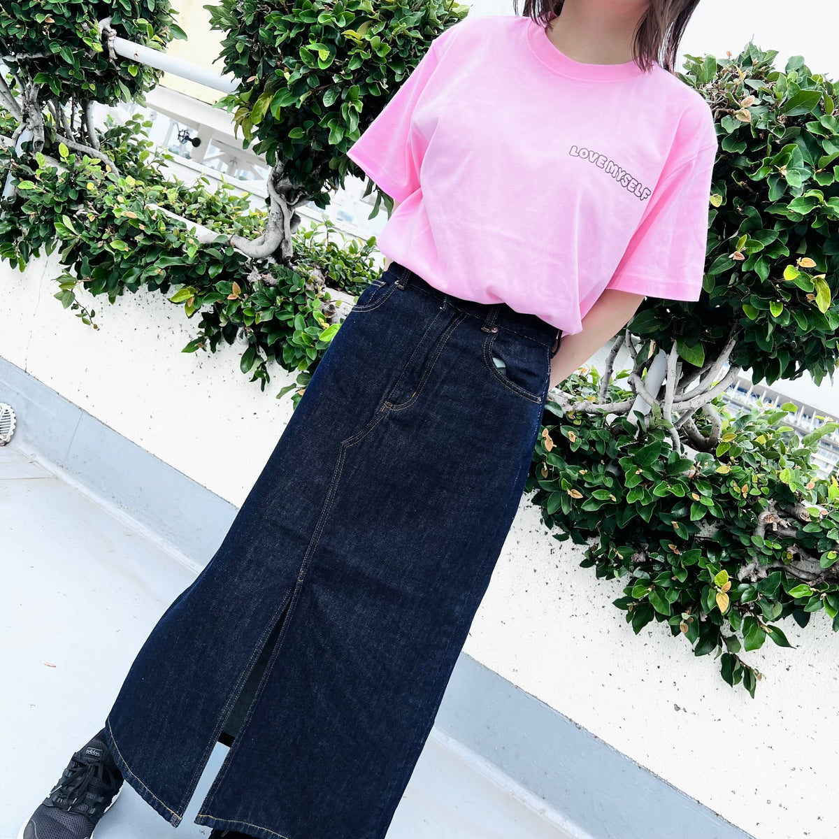 【あさみみちゃん】LOVE MYSELF♡プリントTシャツ(ASAMIMI BASIC 2024 JULY)