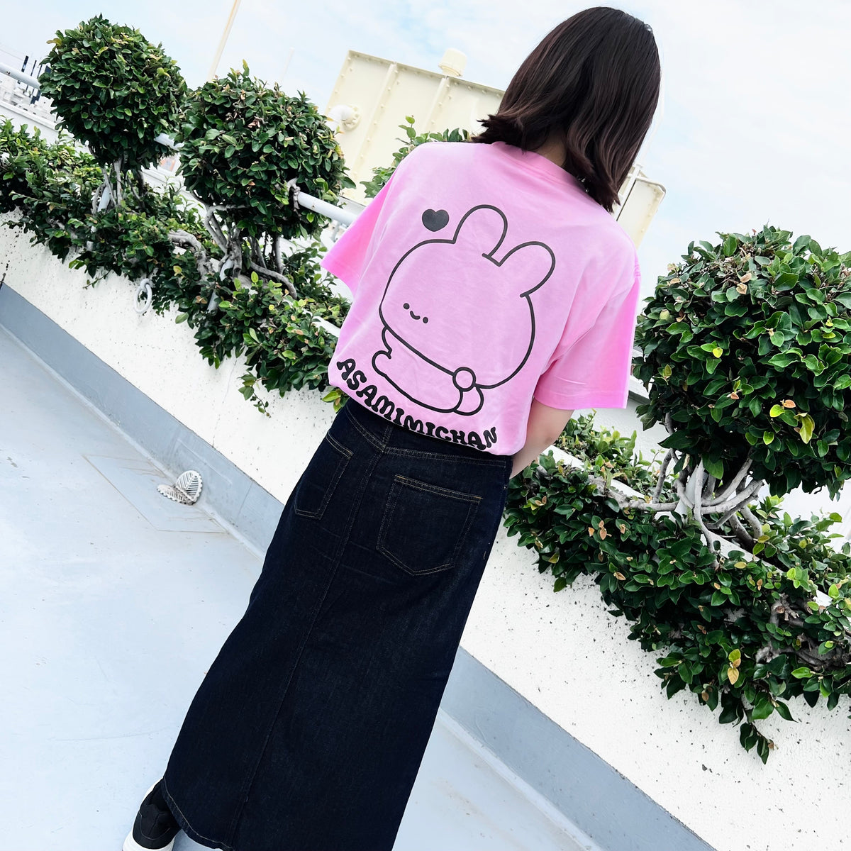 【あさみみちゃん】LOVE MYSELF♡プリントTシャツ(ASAMIMI BASIC 2024 JULY)