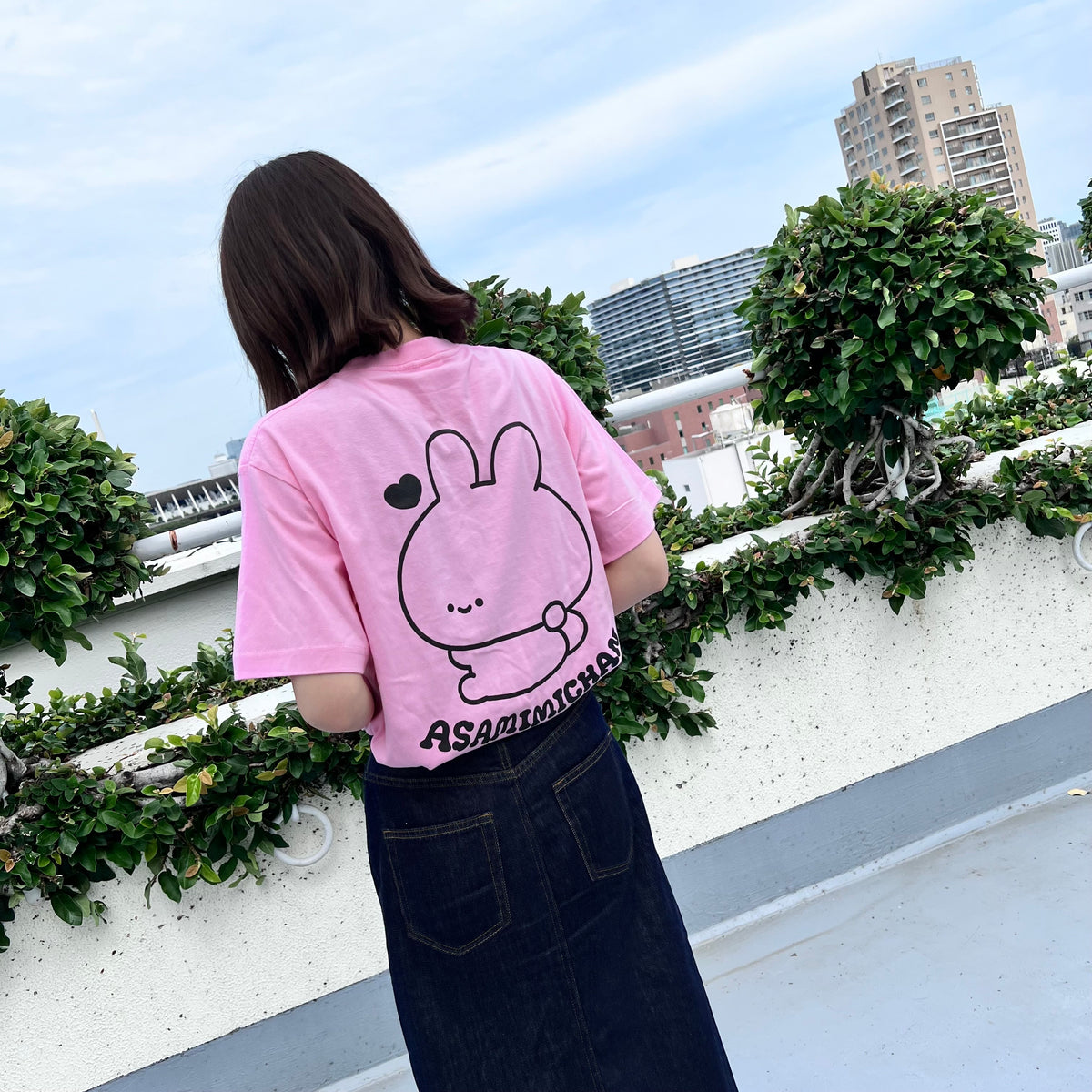 【あさみみちゃん】LOVE MYSELF♡プリントTシャツ(ASAMIMI BASIC 2024 JULY)