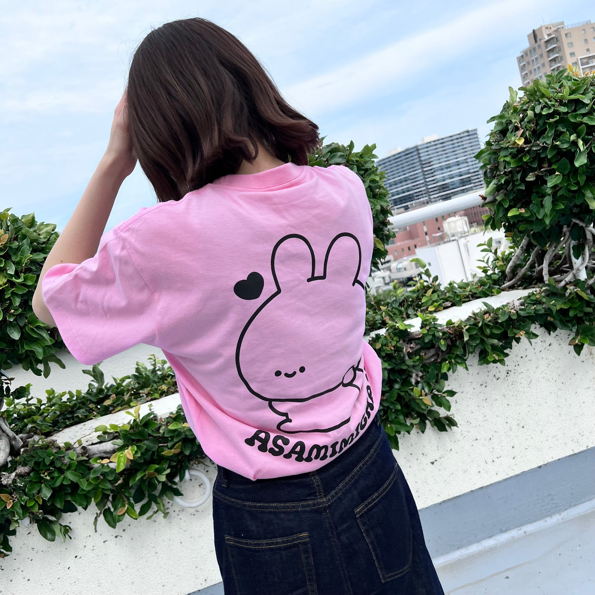 【あさみみちゃん】LOVE MYSELF♡プリントTシャツ(ASAMIMI BASIC 2024 JULY)