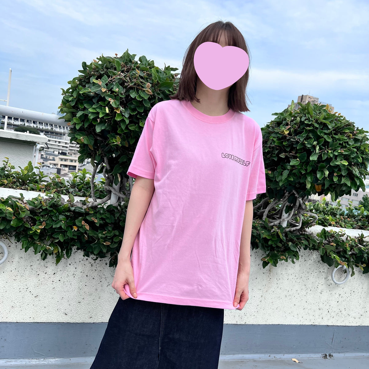 【あさみみちゃん】LOVE MYSELF♡プリントTシャツ(ASAMIMI BASIC 2024 JULY)