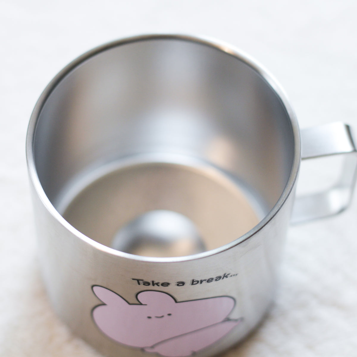 [ASAMIMI-CHAN 】Lazy Thermo Stainless Steel Mug (ASAMIMI BASIC 2024 JUNE)