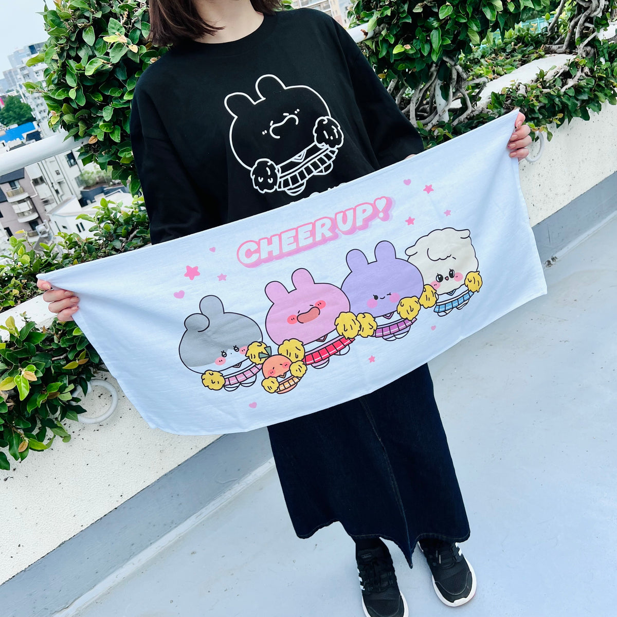 【あさみみちゃん】みんなで応援フェイスタオル(CHEER UP!シリーズ)【9月下旬発送】