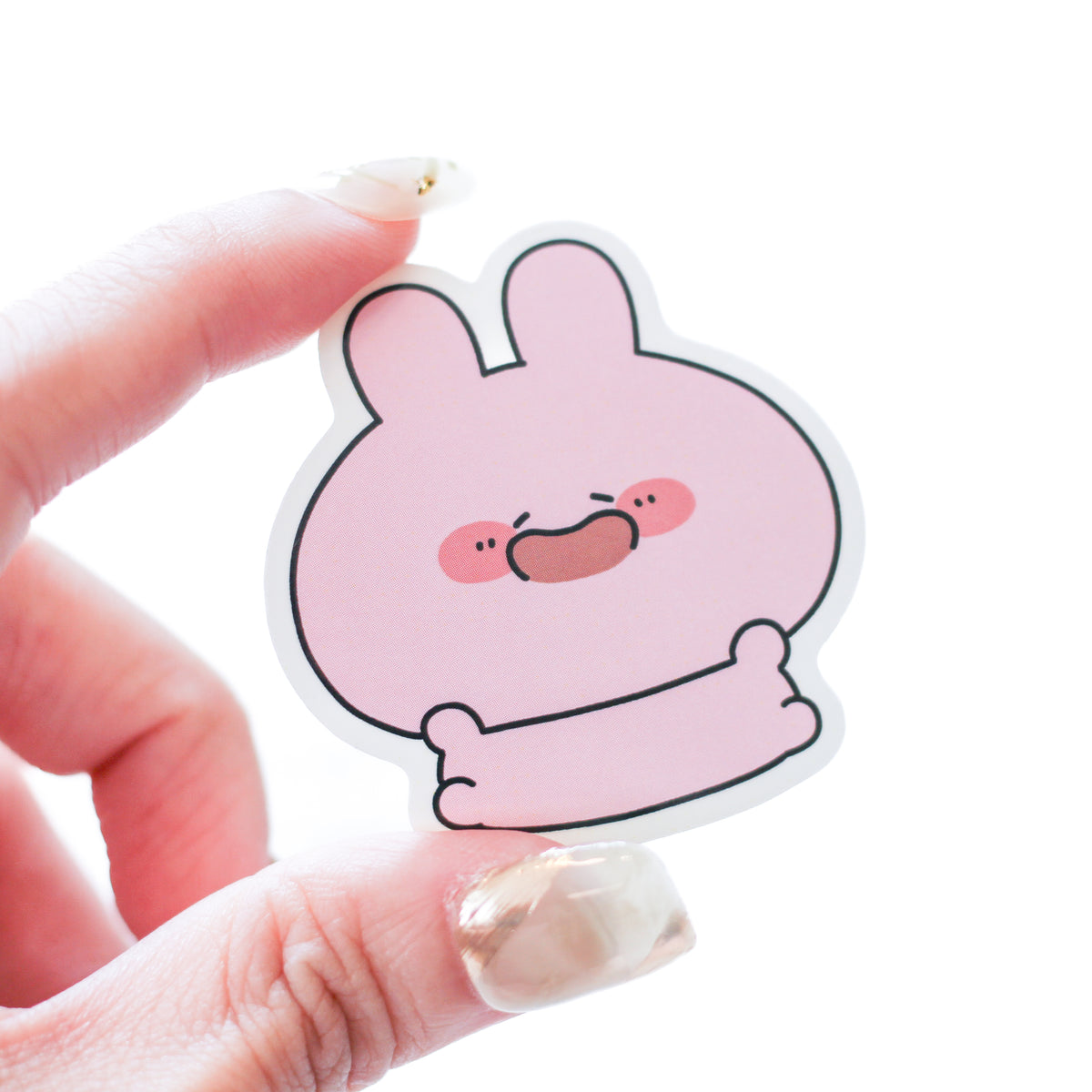【あさみみちゃん】ステッカー (おしり・にっこり)【7月中旬発送】