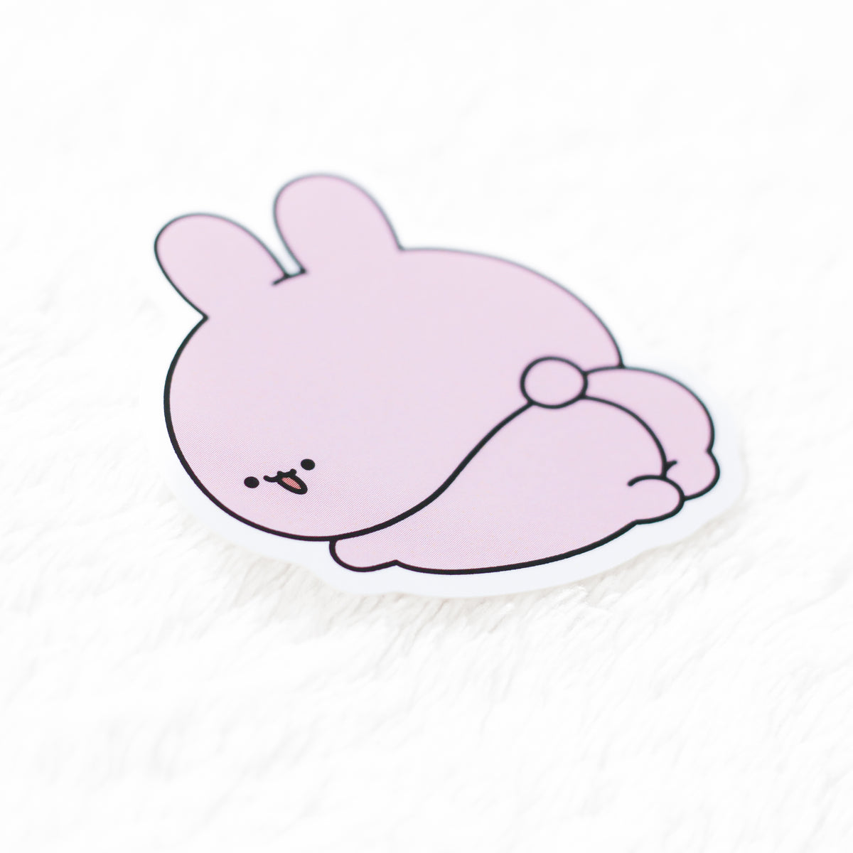 【あさみみちゃん】ステッカー (おしり・にっこり)【7月中旬発送】