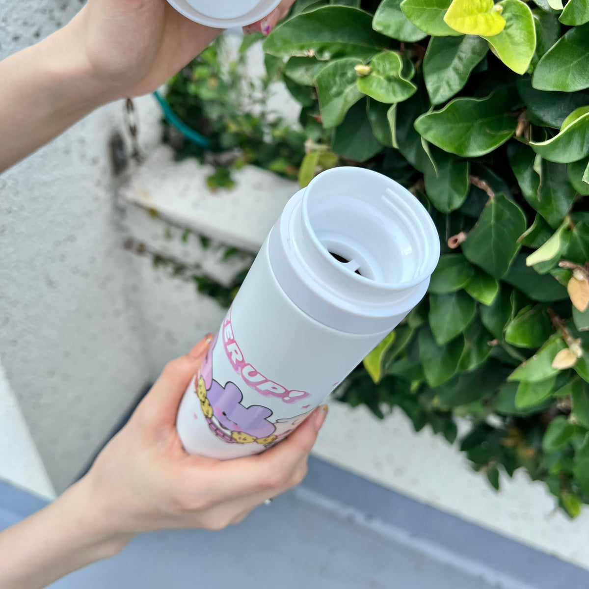 【あさみみちゃん】みんなで応援スリムサーモステンレスボトル(CHEER UP!シリーズ)(300ml)【9月下旬発送】