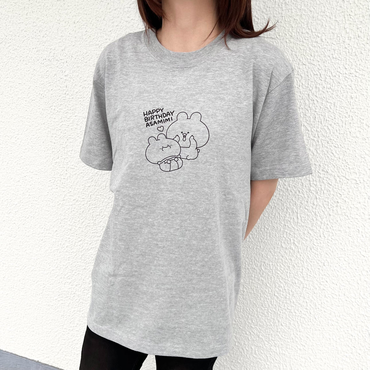 【あさみみちゃん】HAPPY BIRTHDAYTシャツ(思い出)【6月中旬発送】