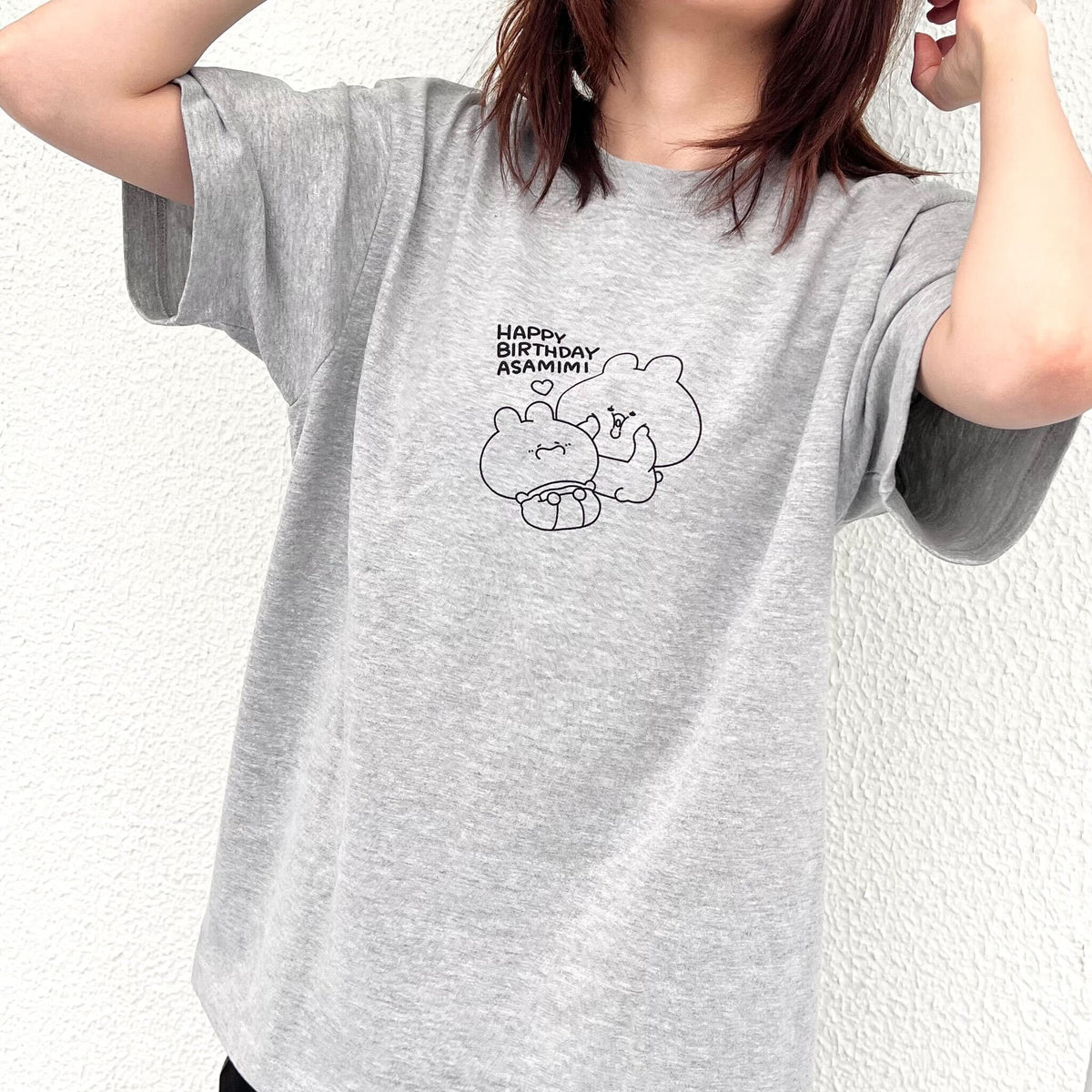 【あさみみちゃん】HAPPY BIRTHDAYTシャツ(思い出)【6月中旬発送】