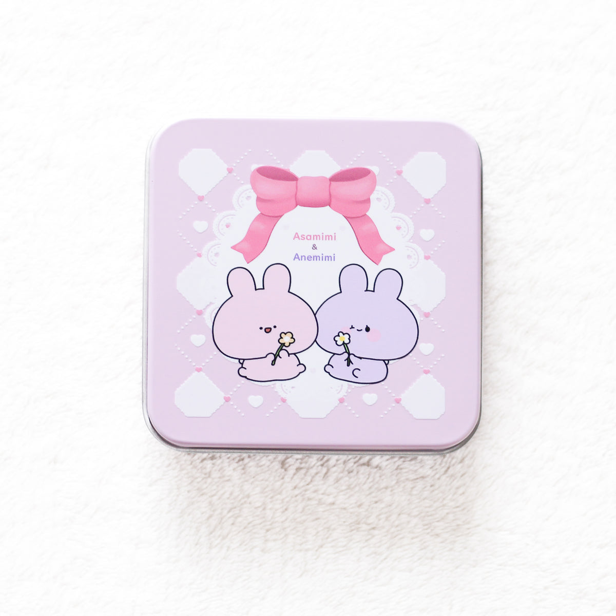 【あさみみちゃん】とってもキュートなスクエア缶♡