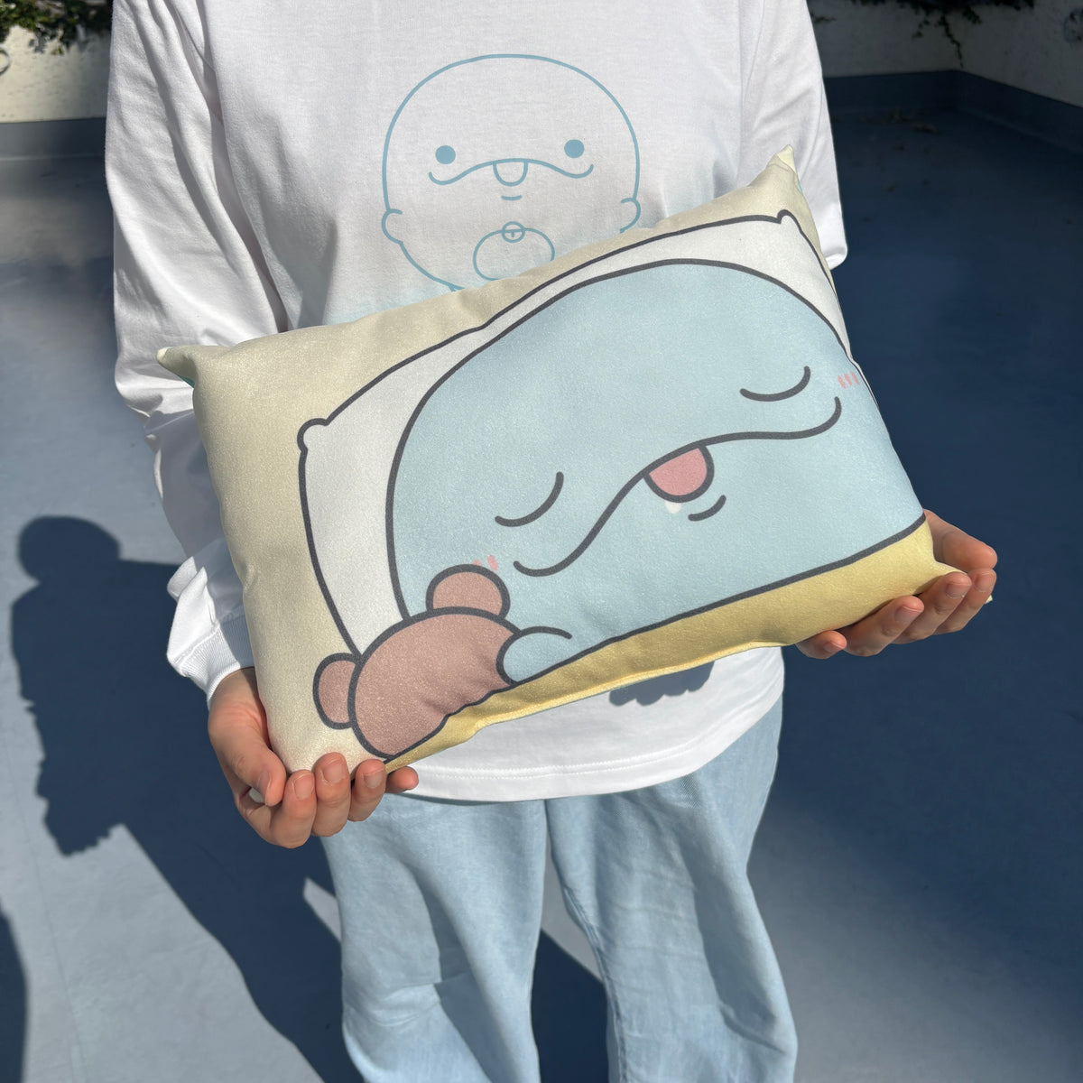 【親子イルカ】ミニ枕クッション【11月中旬発送】