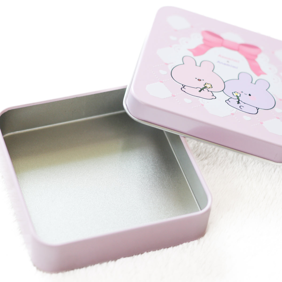【あさみみちゃん】とってもキュートなスクエア缶♡