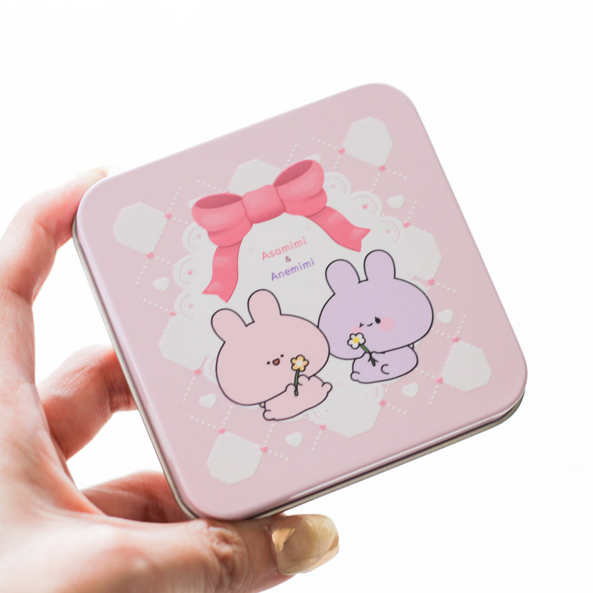 【あさみみちゃん】とってもキュートなスクエア缶♡