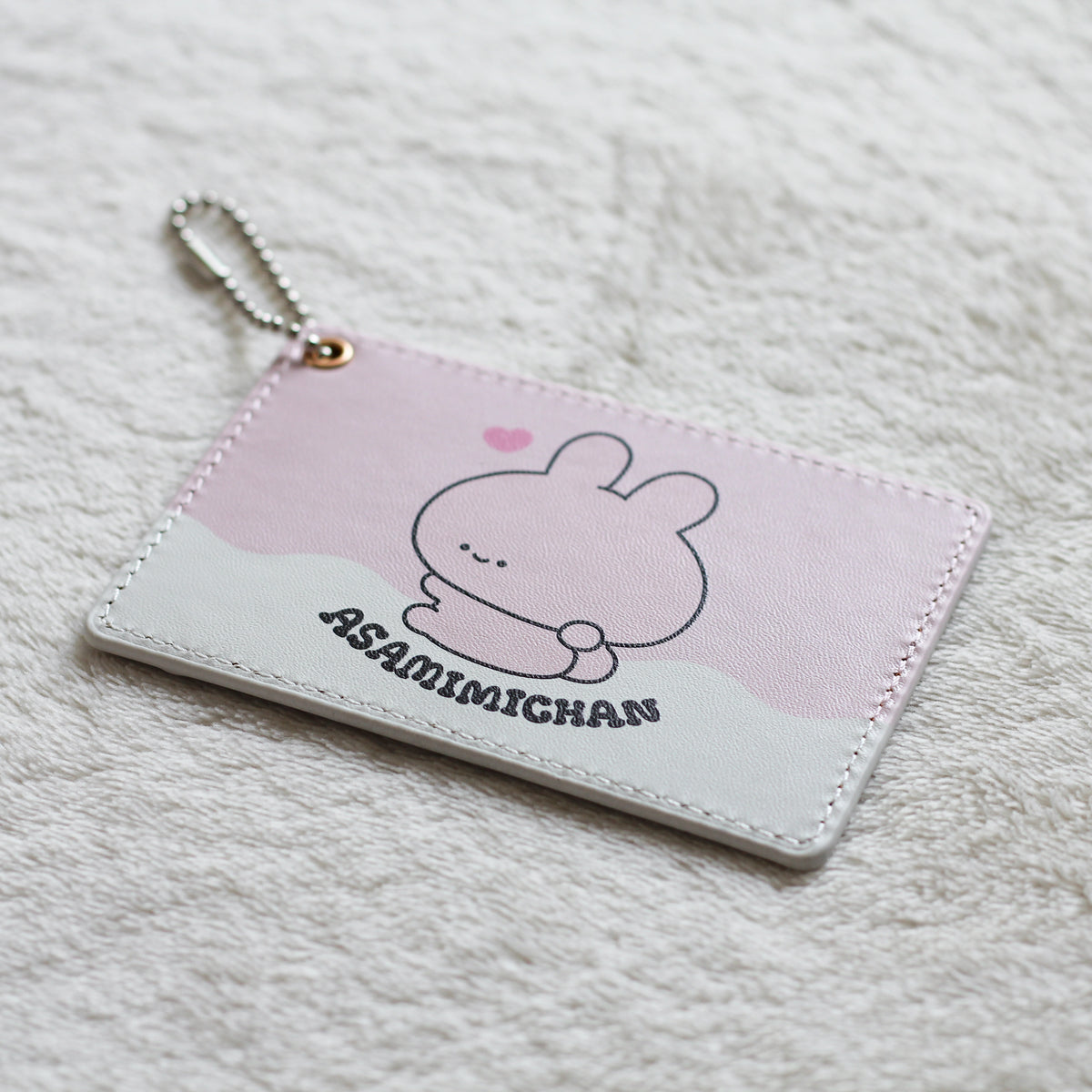 【あさみみちゃん】かわみみ♡シンプルパスケース(ASAMIMI BASIC 2024 JULY)【9月下旬発送】