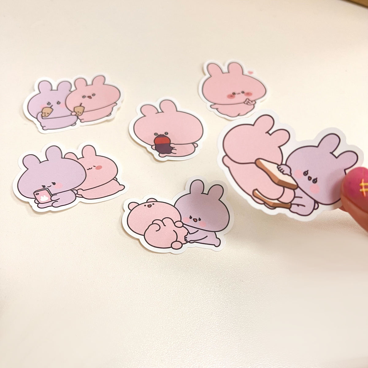 【あさみみちゃん】ランダムステッカー(全6種)(あさみみちゃん 大人気シーンよせあつめシリーズ)