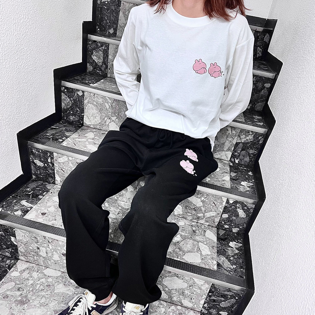 【あさみみちゃん】おなら『ぷ』スウェットパンツ