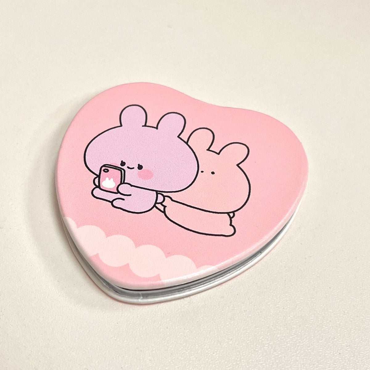 【あさみみちゃん】ハートコンパクトミラー(あさみみちゃん 大人気シーンよせあつめシリーズ) 【2月中旬発送】