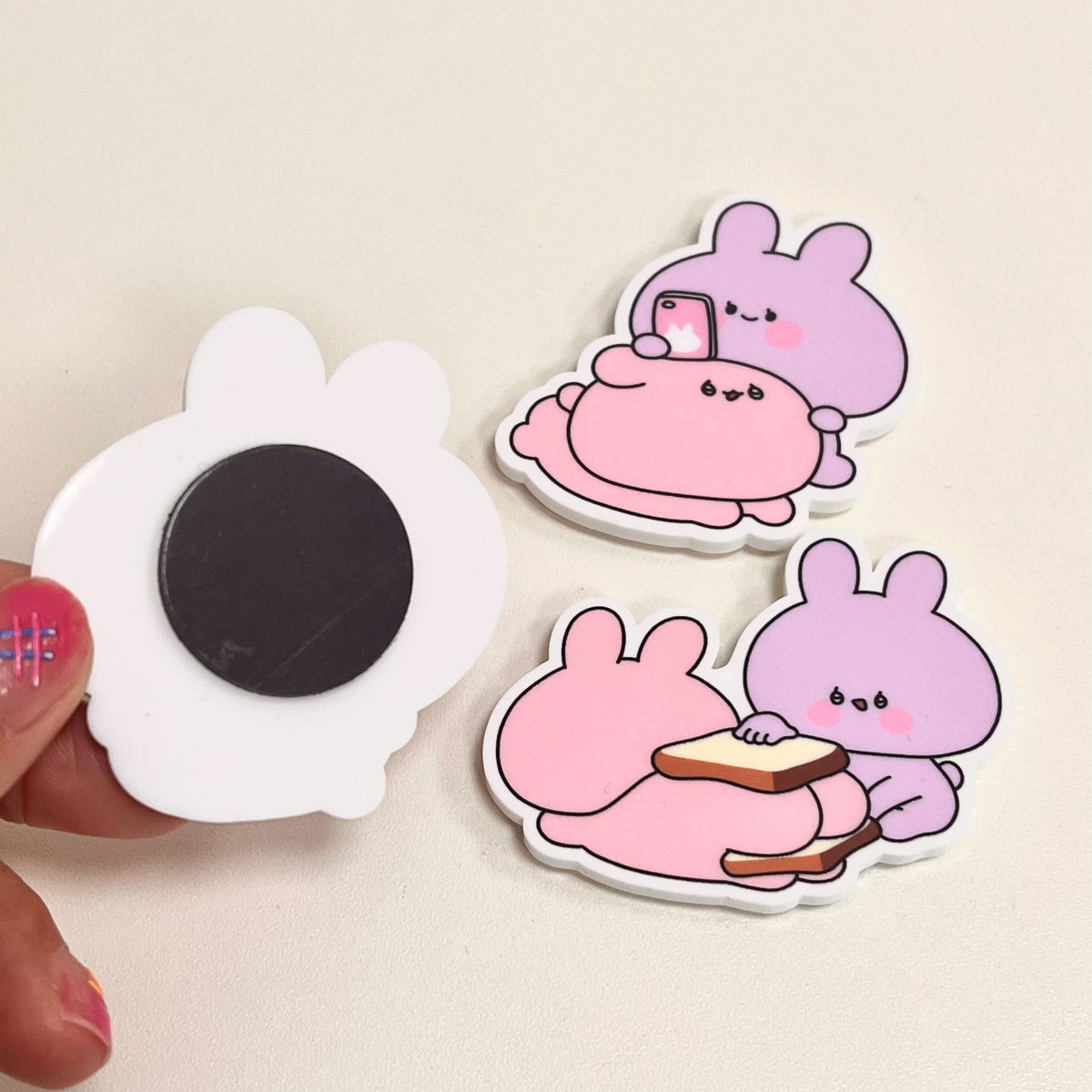 【あさみみちゃん】ランダムアクリルマグネットコンプリートセット(全3種)(あさみみちゃん 大人気シーンよせあつめシリーズ) 【2月中旬発送】