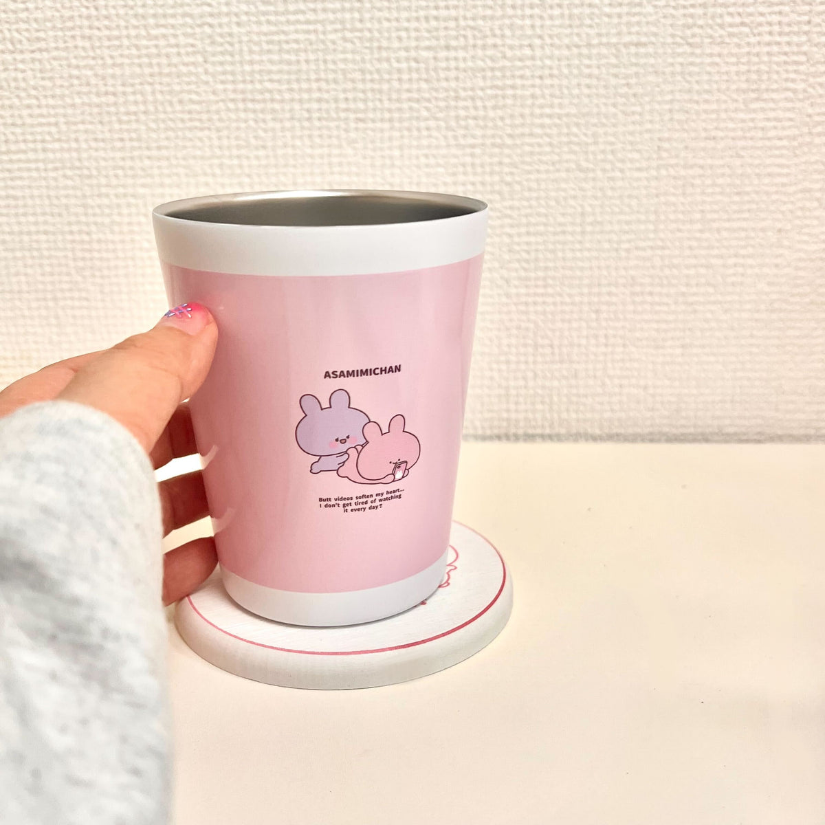 【あさみみちゃん】ステンレスサーモタンブラー(あさみみちゃん 大人気シーンよせあつめシリーズ) 【2月中旬発送】