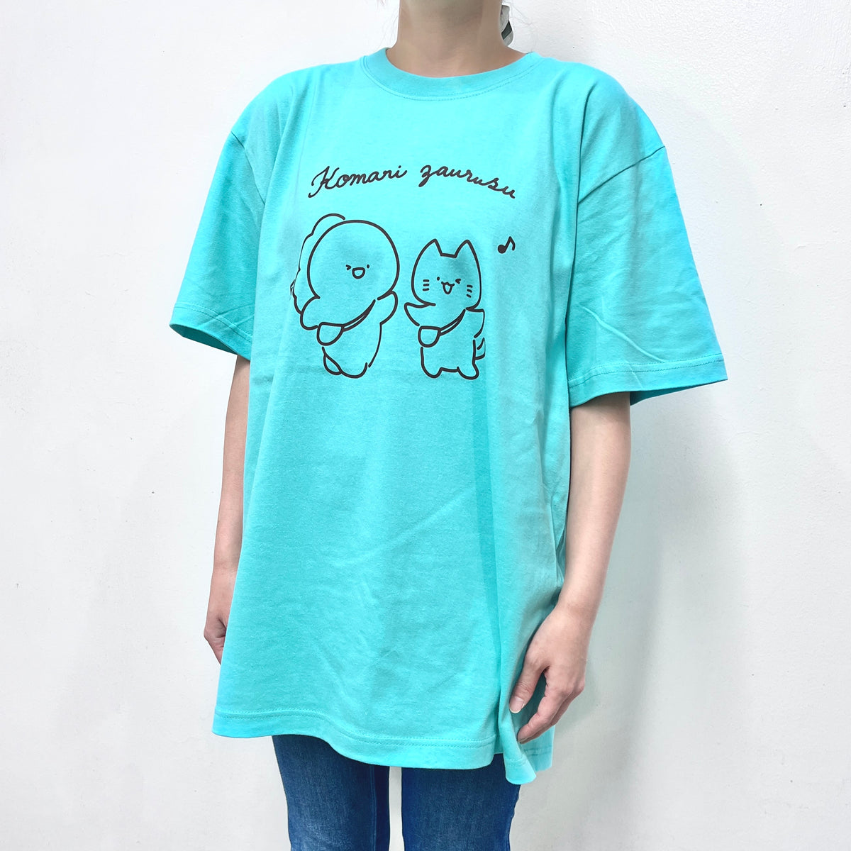 【困りザウルス】ふたりでおでかけTシャツ【8月中旬発送】