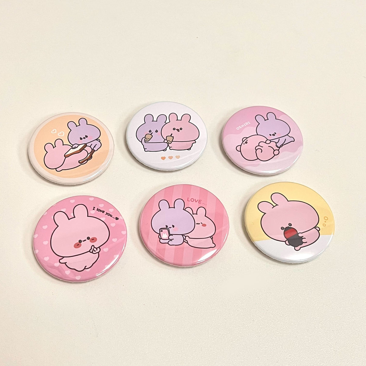【あさみみちゃん】ランダム缶バッジコンプリートセット(全6種)(あさみみちゃん 大人気シーンよせあつめシリーズ) 【2月中旬発送】