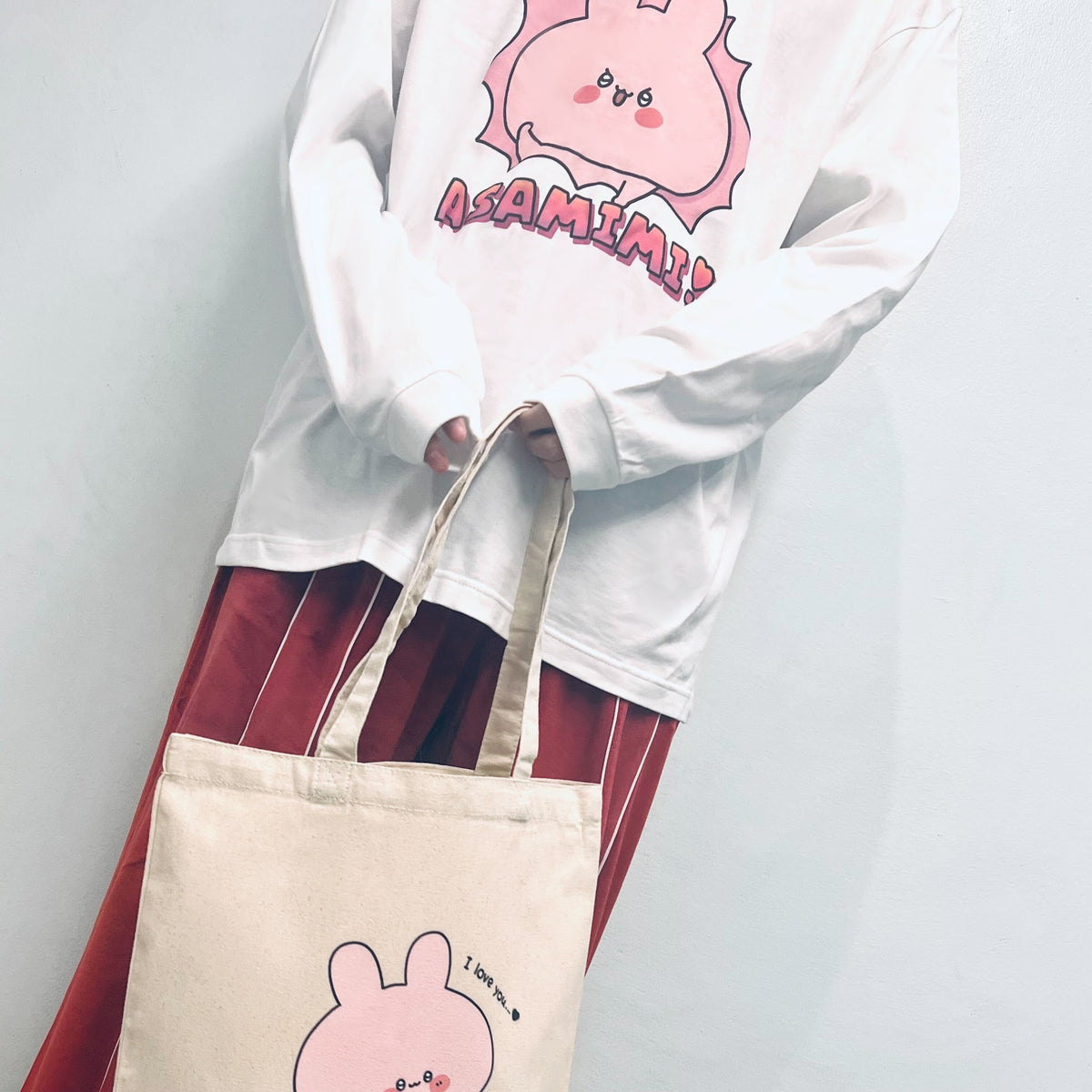 【あさみみちゃん】トートバック(あさみみちゃん 大人気シーンよせあつめシリーズ) 【2月中旬発送】