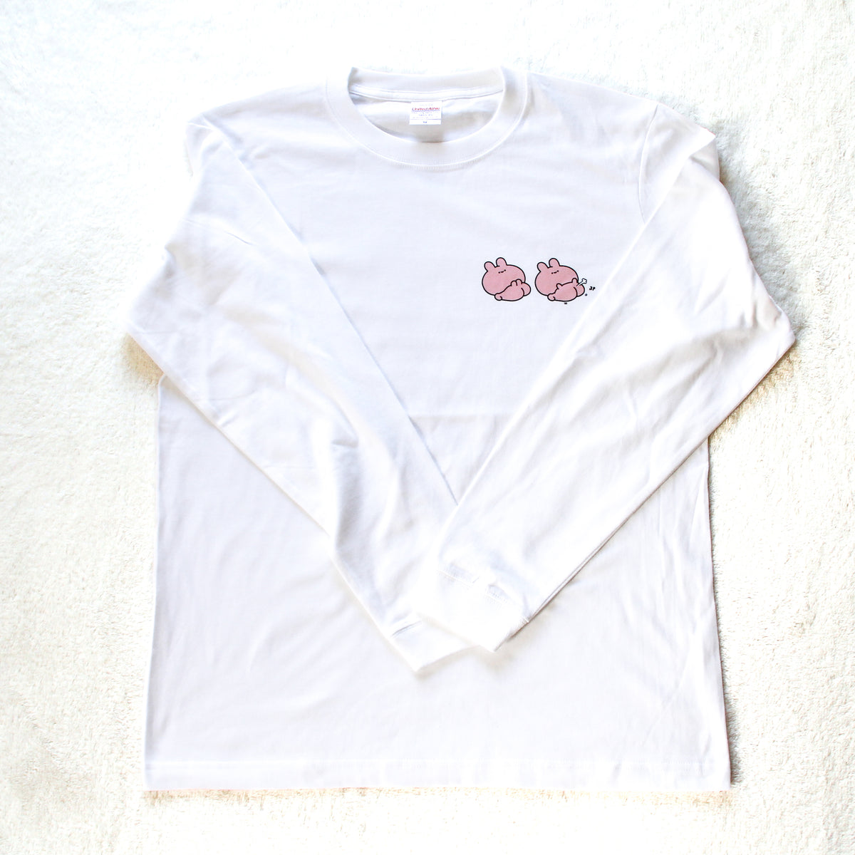 【あさみみちゃん】おなら『ぷ』長袖プリントTシャツ