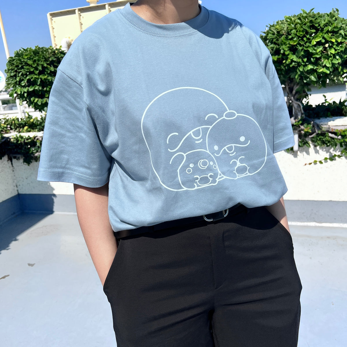 【親子イルカ】ベーシックTシャツ【9月下旬発送】