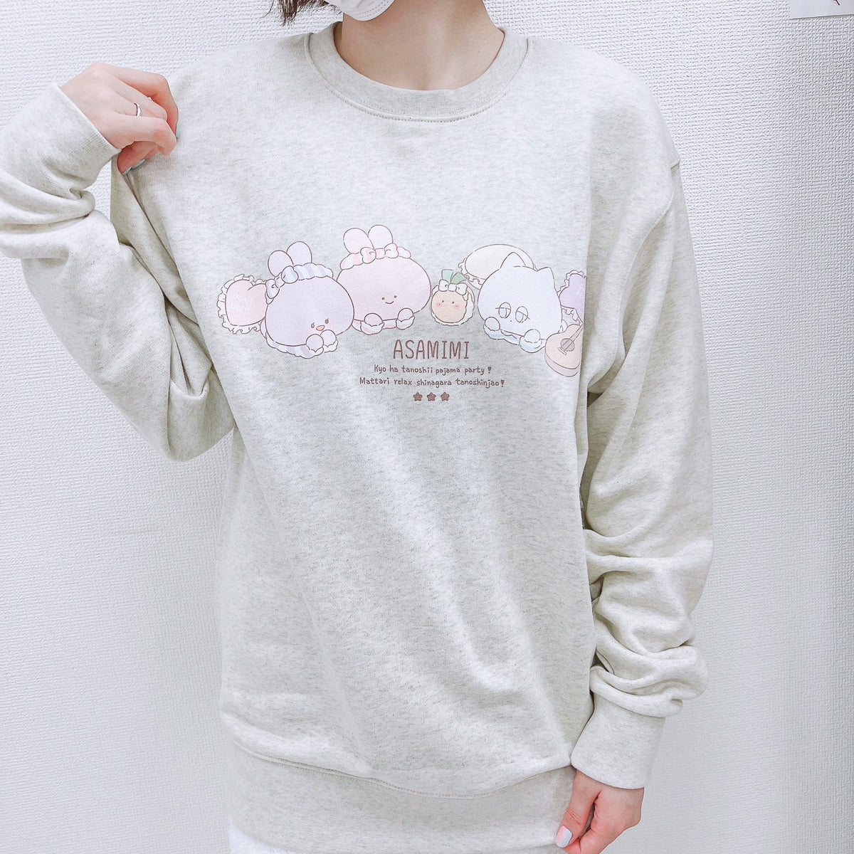 【あさみみちゃん】ごろごろおしゃべりスウェット(パジャマパーティー)