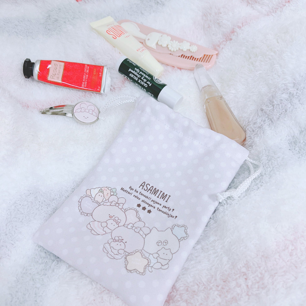 【あさみみちゃん】ぱっちん留めて♡ヘアピン(パジャマパーティー)【10月中旬発送】