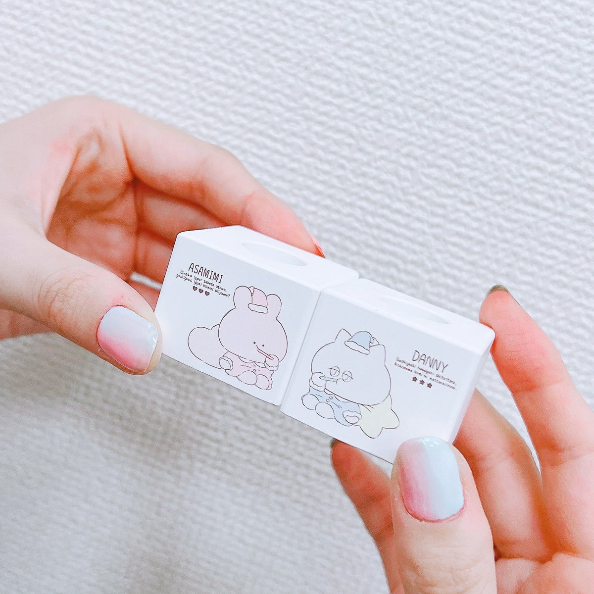 【あさみみちゃん】ごしごし磨こう♪珪藻土歯ブラシスタンド(2個セット)(パジャマパーティー)【10月中旬発送】