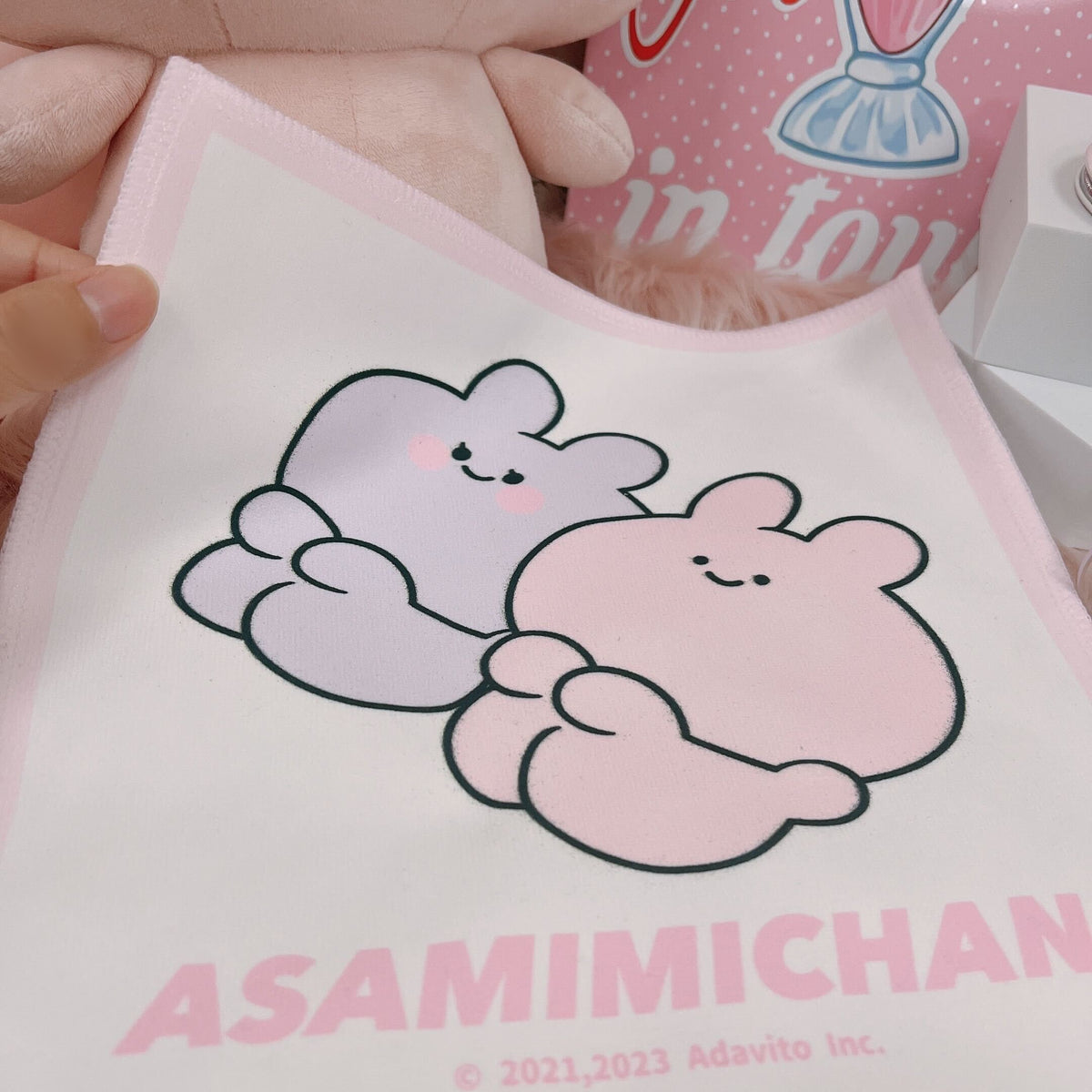 【あさみみちゃん】ハンドタオル(あさみみ BASIC 2023April)