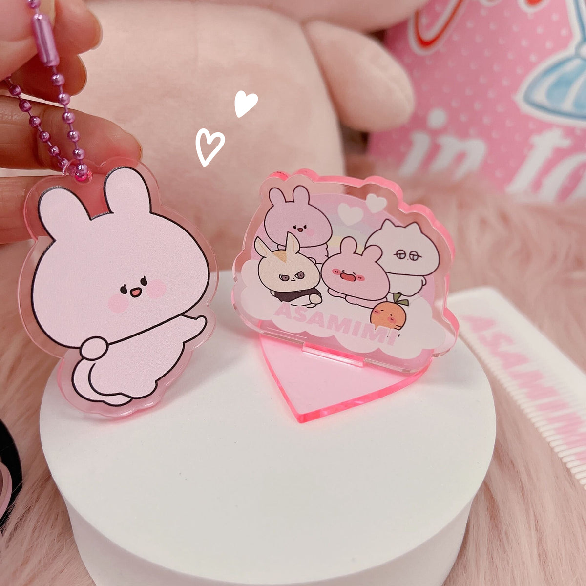 【あさみみちゃん】アクリルキーホルダー(あさみみ BASIC 2023April)