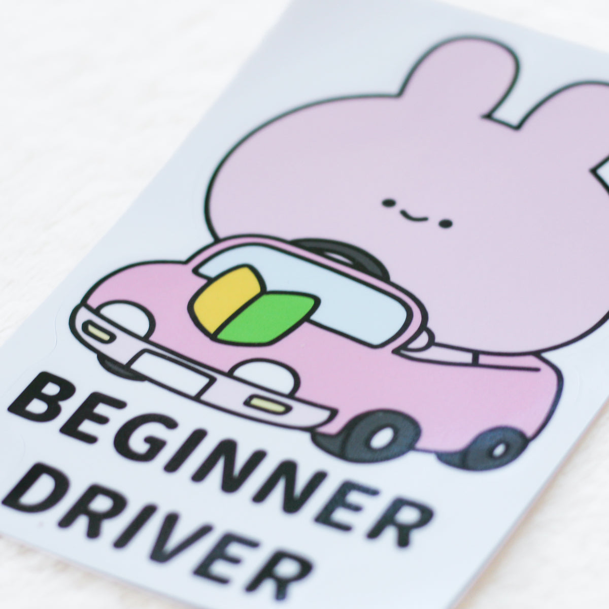 【あさみみちゃん】BEGINNER DRIVERステッカー