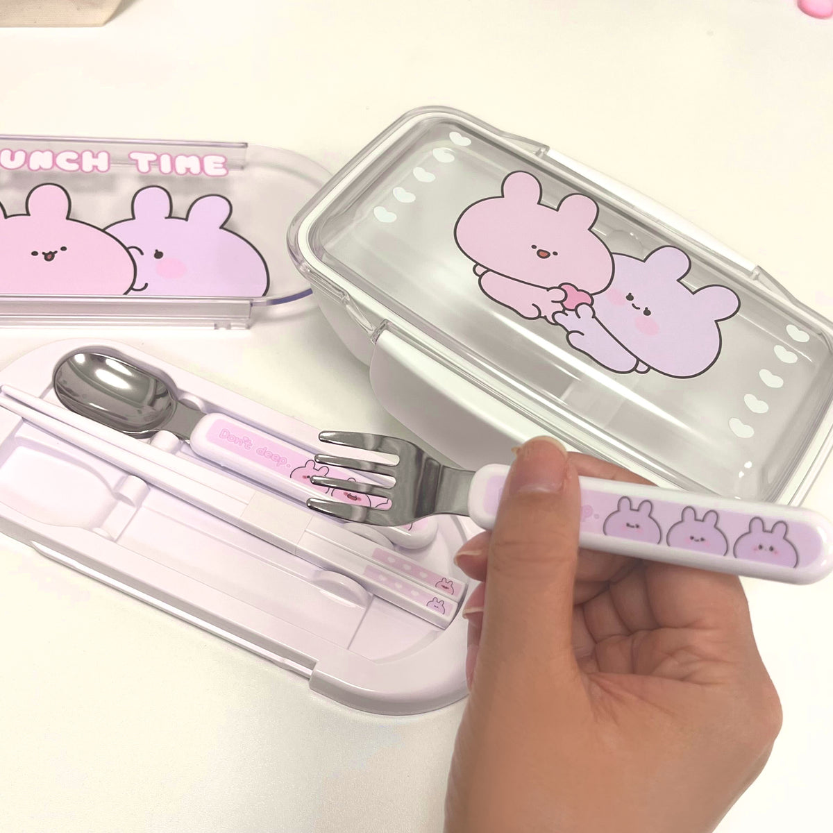 【あさみみちゃん】カトラリー3点セット(あなたをお守り!シリーズ)