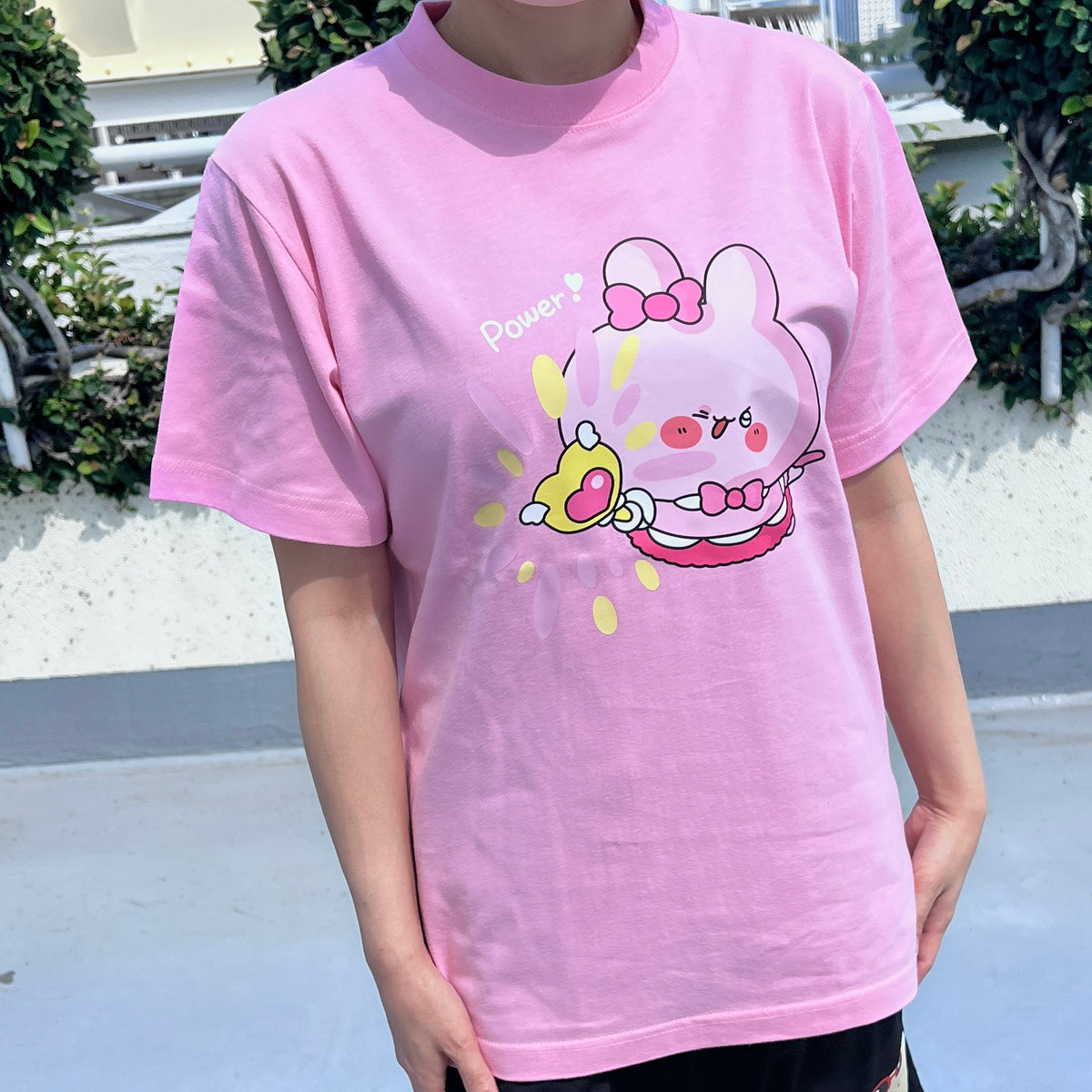 【あさみみちゃん】魔法少女あさみみTシャツ(ステッカー付き)【10月中旬発送】