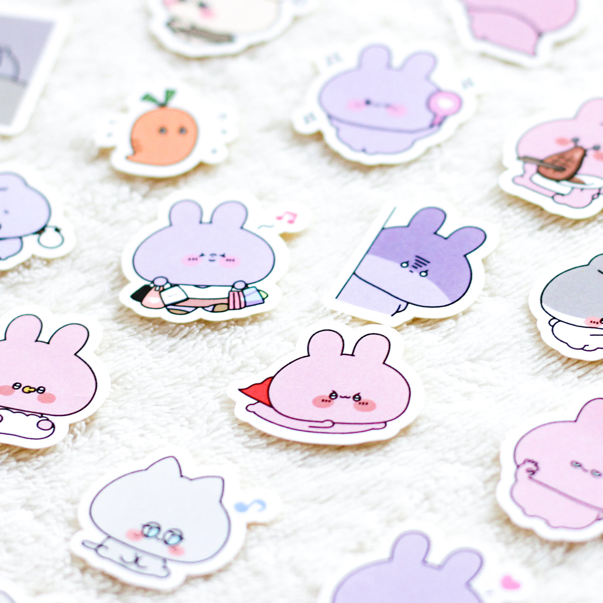 【あさみみちゃん】フレークシール&小物入れセット【11月中旬発送】