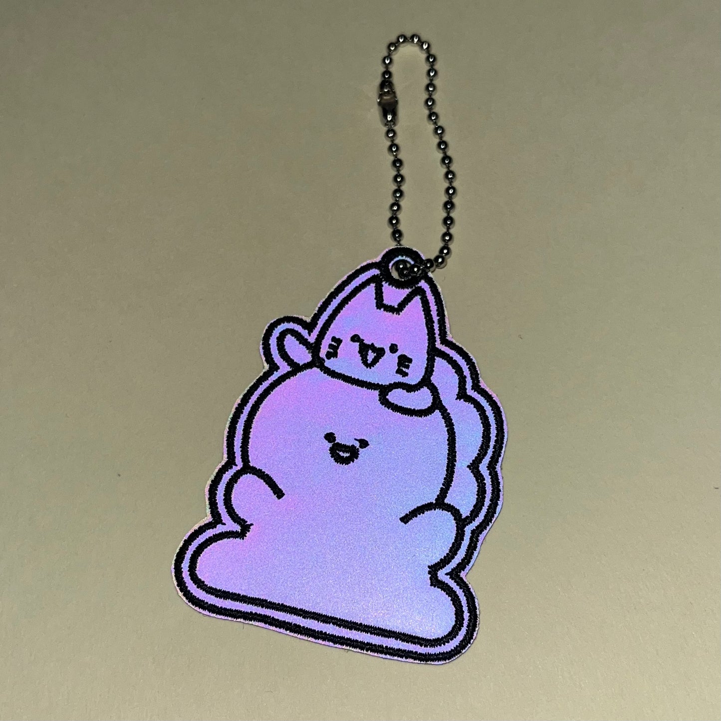 【困りザウルス】リフレクターキーホルダー