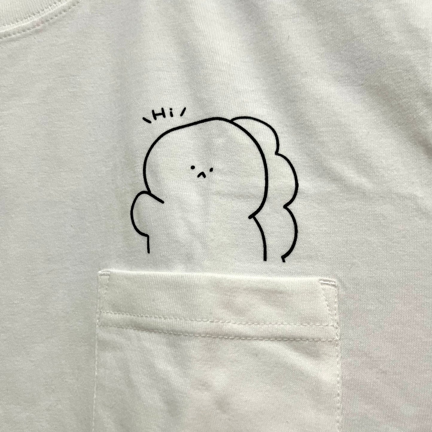 【困りザウルス】ワンポイントプリントTシャツ(困りザウルス)