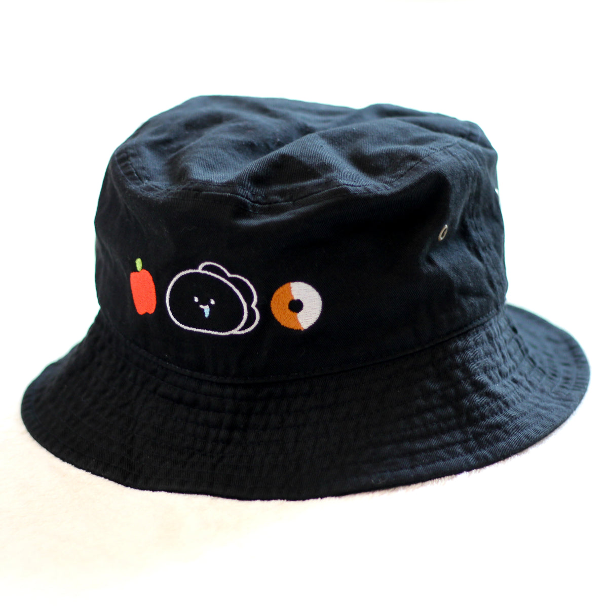 【困りザウルス】おなかぺこぺこ刺繍バケットハット【12月中旬発送】