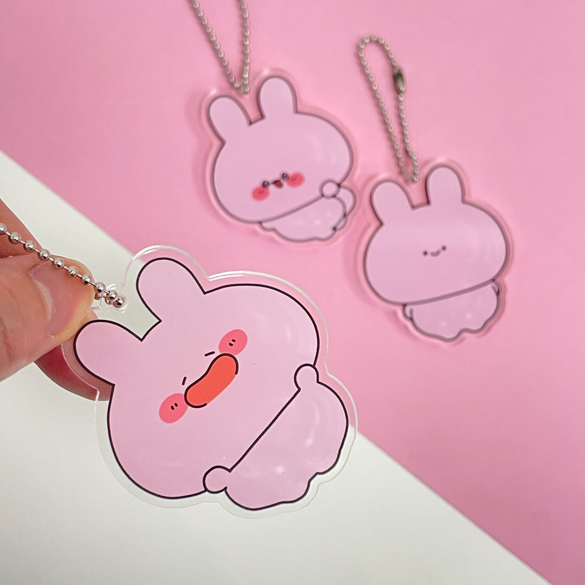【あさみみちゃん】ランダムアクリルキーホルダー(全3種)【6月中旬発送】(ASAMIMI BASIC 2024 APRIL)