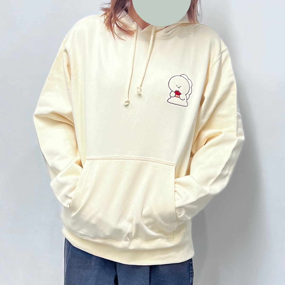 【困りザウルス】選べるカラバリ♪刺繍フードパーカー【12月中旬発送】