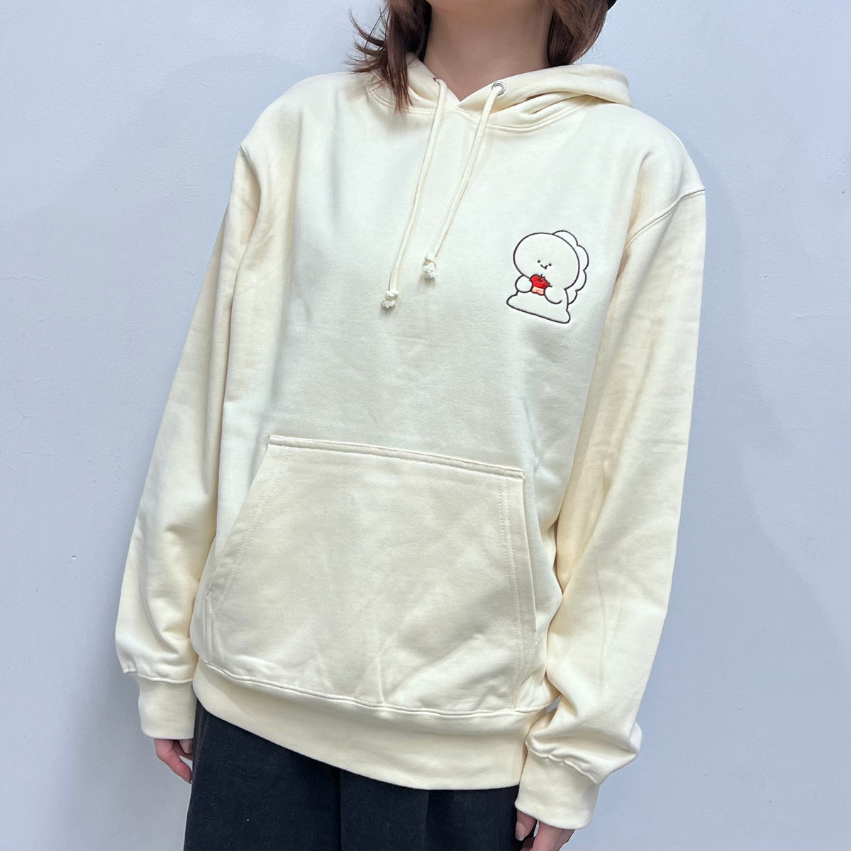【困りザウルス】選べるカラバリ♪刺繍フードパーカー【12月中旬発送】