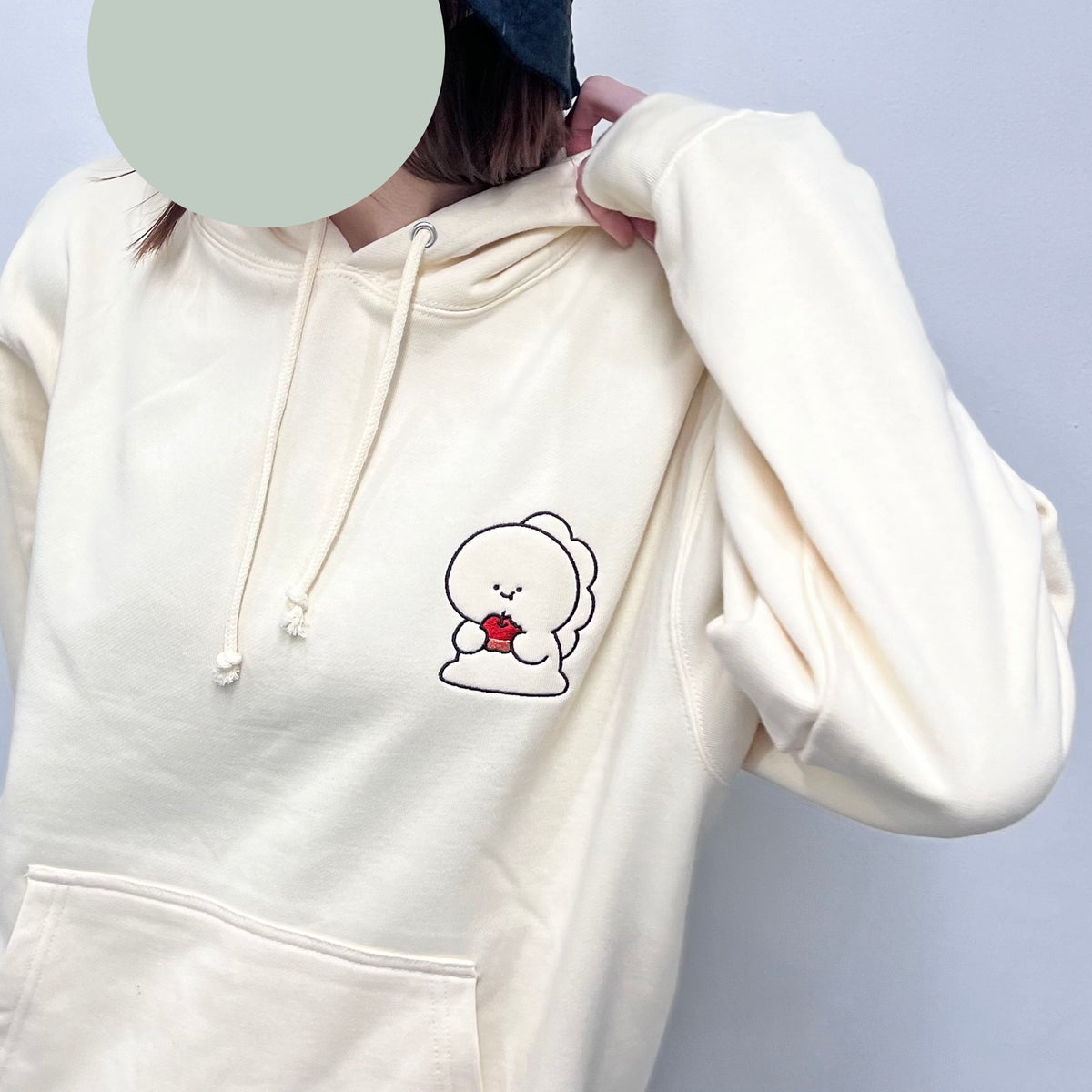 【困りザウルス】選べるカラバリ♪刺繍フードパーカー【12月中旬発送】