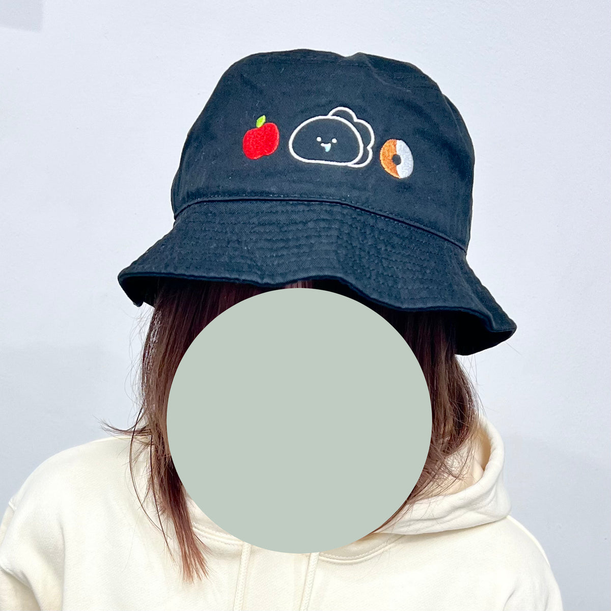 【困りザウルス】おなかぺこぺこ刺繍バケットハット【12月中旬発送】
