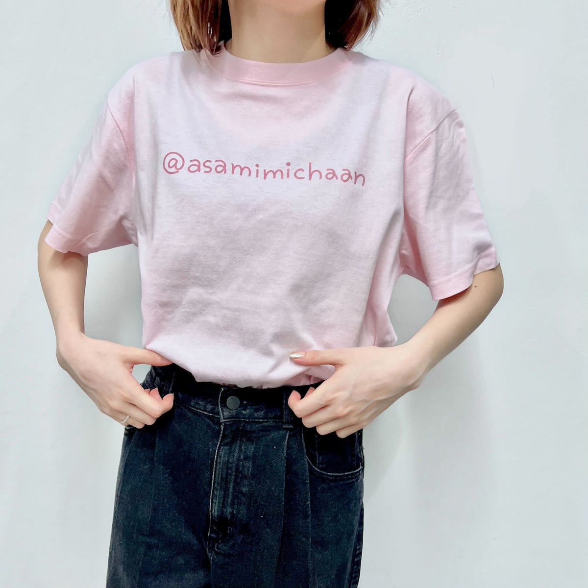 【あさみみちゃん】100万人記念❣プリントTシャツ【12月中旬発送】