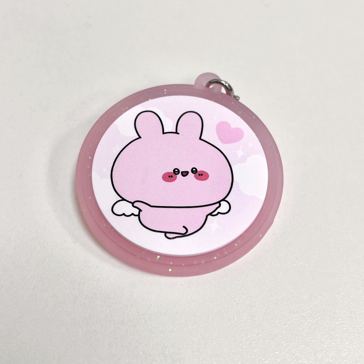 【あさみみちゃん】天使あさみみ_ラバーキーホルダー(ASAMIMI BASIC 2024 March)【5月中旬発送】