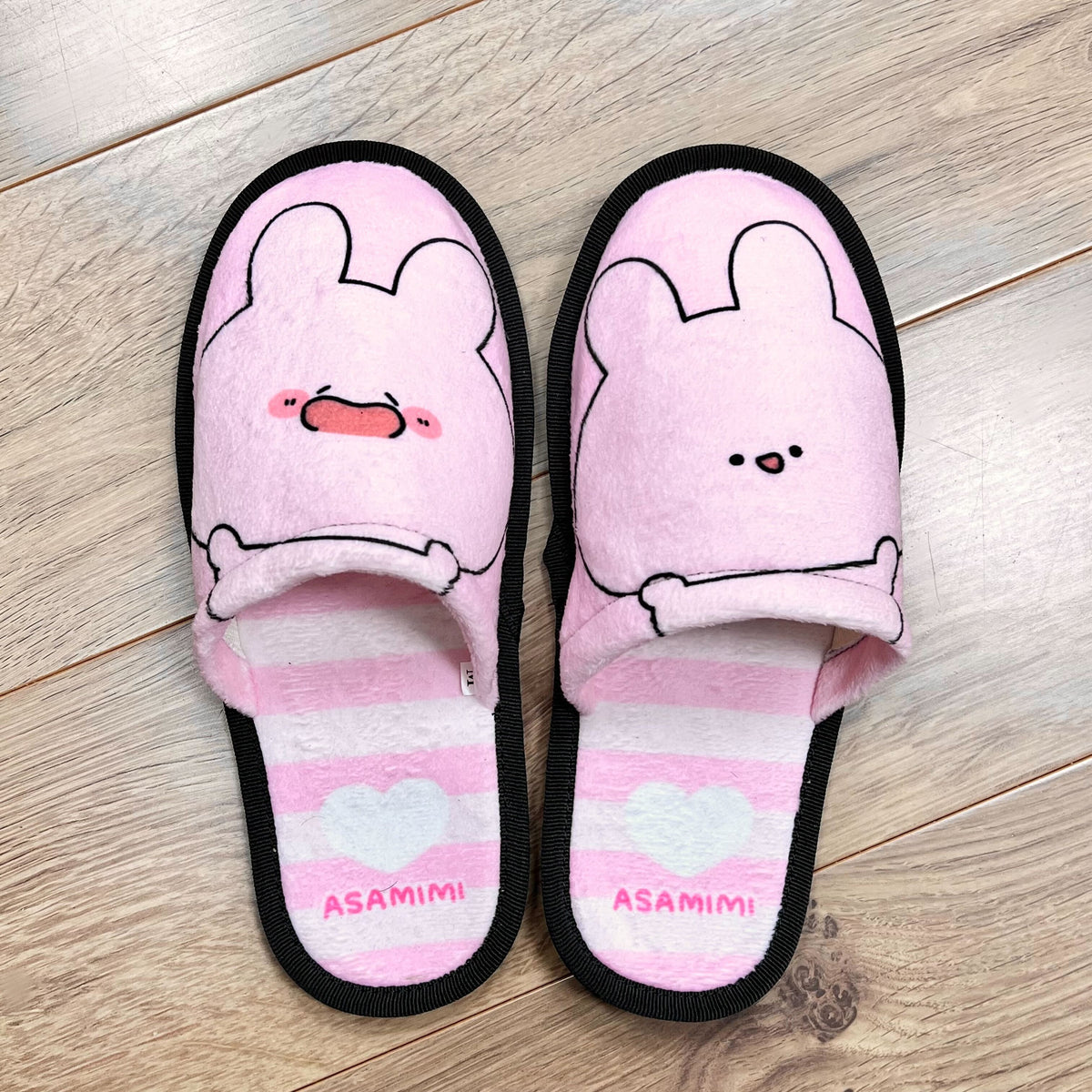 【あさみみちゃん】全面印刷!あさみみちゃんスリッパ(ASAMIMI BASIC 2024 March)【5月中旬発送】