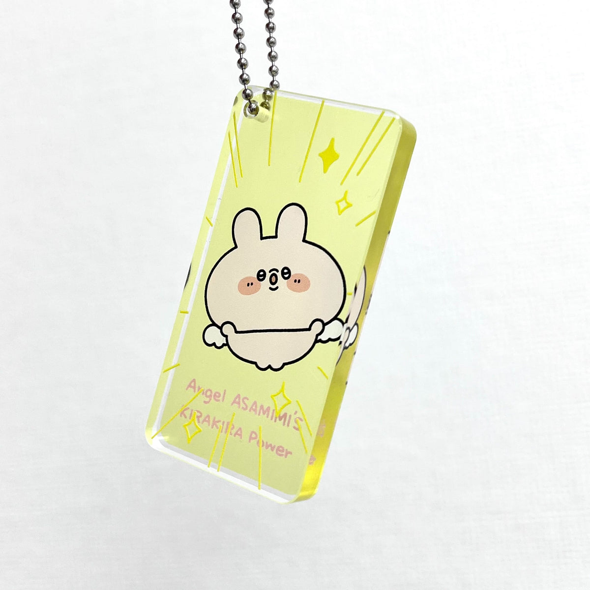 【あさみみちゃん】天使あさみみ_アクリルドミノキーホルダー(ASAMIMI BASIC 2024 March)【5月中旬発送】